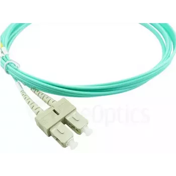 BlueOptics 055702K512000007.5M-BO cable de conexión de fibra óptica dúplex, LC-SC multimodo OM3, 7,5 m, LC-UPC/SC-UPC, beige