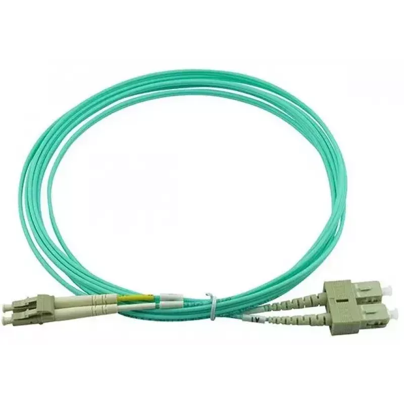 BlueOptics 055702K512000007.5M-BO cable de conexión de fibra óptica dúplex, LC-SC multimodo OM3, 7,5 m, LC-UPC/SC-UPC, beige