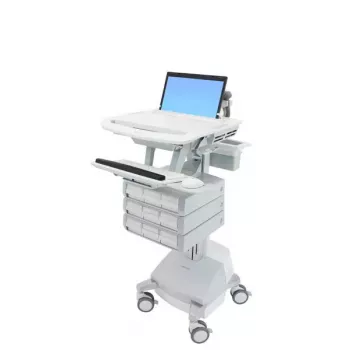 Carro multimedia Ergotron StyleView aluminio gris blanco