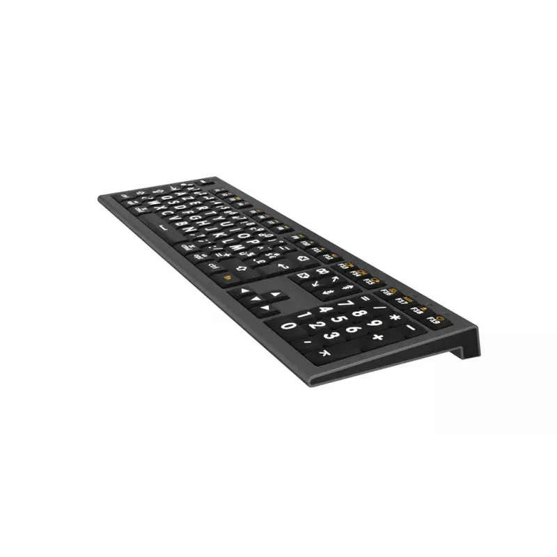 Logickeyboard USB Teclado francés AZERTY LKB-LPWB-A2M-FR Cableado interruptores de tijera