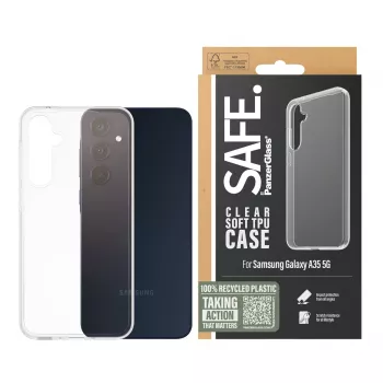 PanzerGlass SAFE. by ® Funda TPU Samsung Galaxy A35 5G | Transparente