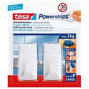 Gancho para toallas TESA Powerstrips Indoor 58272-00000-00 Blanco