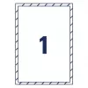Avery Pegatina para ventana Etiqueta autoadhesiva para impresora A4 Blanco 10 uds.