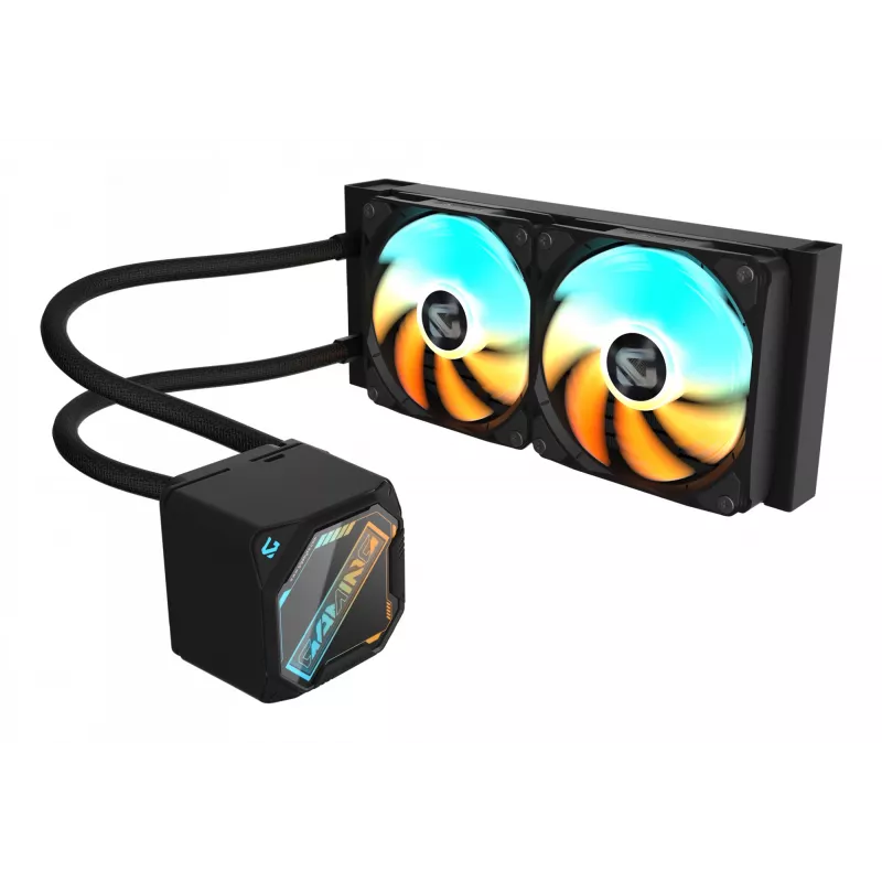 Refrigeración líquida para CPU GIGABYTE GAMING 240 — 2x120mm ARGB, zócalo LGA1851/AM5