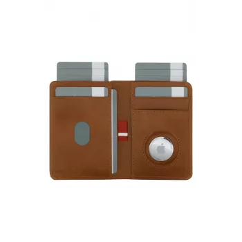 Cartera / funda para tarjetas / portadocumentos de viaje d bramante BIATGT001679 piel marrón