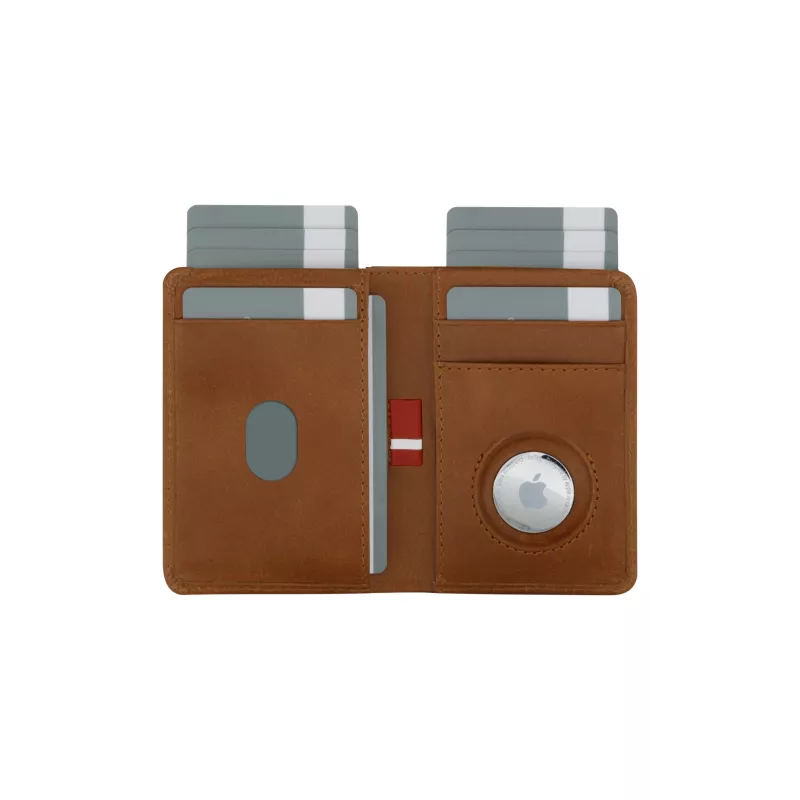 Cartera / funda para tarjetas / portadocumentos de viaje d bramante BIATGT001679 piel marrón