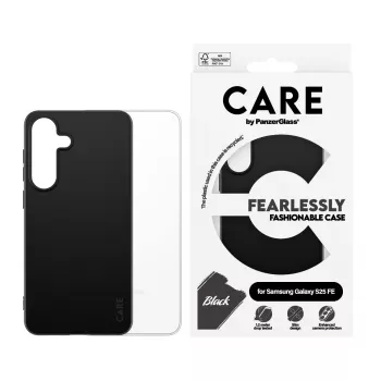 PanzerGlass CARE™ by ® funda TPU negra Samsung Galaxy S25 FE 5G