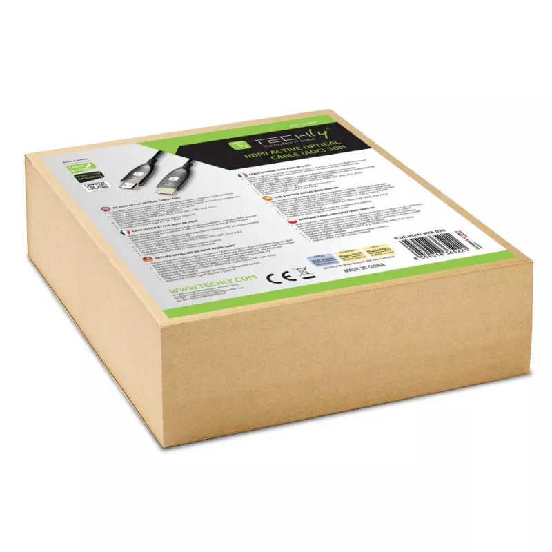 Cable HDMI Techly ICOC HDMI-HY8-030 30 m HDMI tipo A (estándar) negro