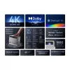 Proyector de tiro estándar XGIMI 1800 lúmenes ANSI LED UHD 4K 3D blanco