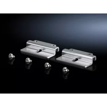 Kit de montaje Rittal 5301.350 para racks — acero galvanizado, acabado acero inoxidable, 2 uds.