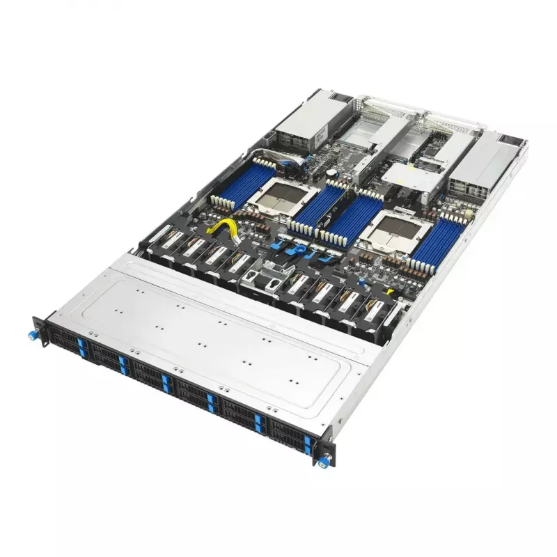 ASUS RS700A-E13-RS12U LGA 6096P Rack (1U) Negro, Plata