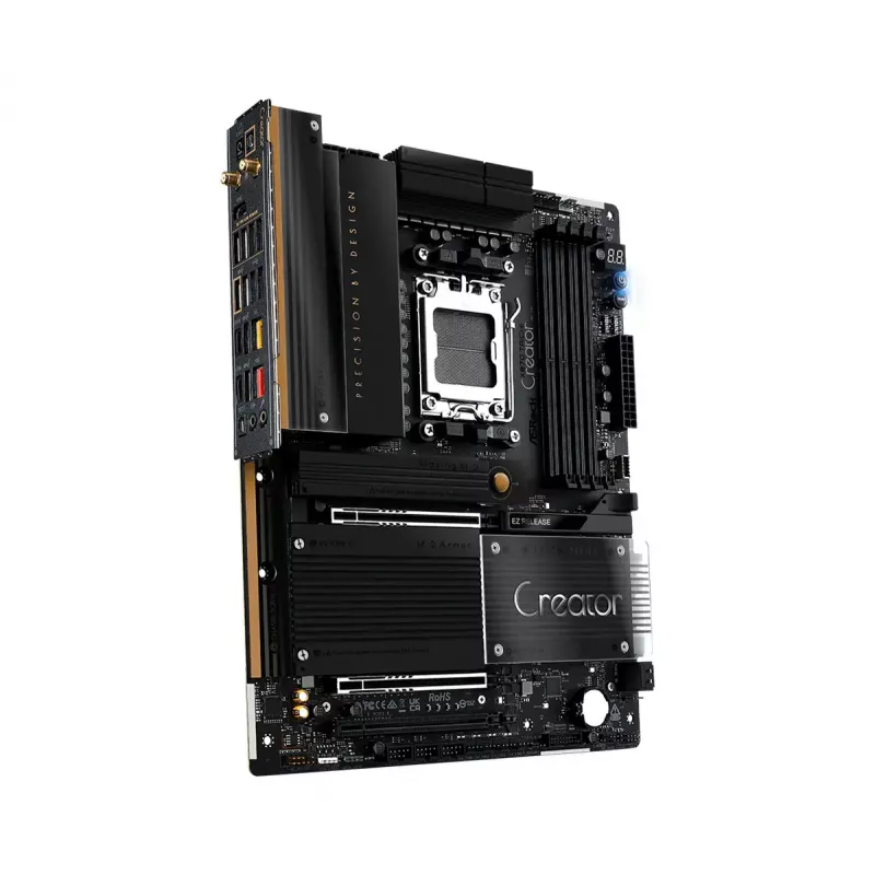 Placa base ASRock X870 Taichi Creator ATX — AMD X870, Socket AM5, DDR5, 4 DIMM, 256 GB, 10Gb Ethernet, Wi‑Fi 7