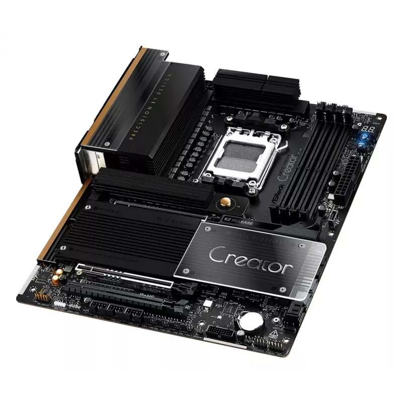 Placa base ASRock X870 Taichi Creator ATX — AMD X870, Socket AM5, DDR5, 4 DIMM, 256 GB, 10Gb Ethernet, Wi‑Fi 7