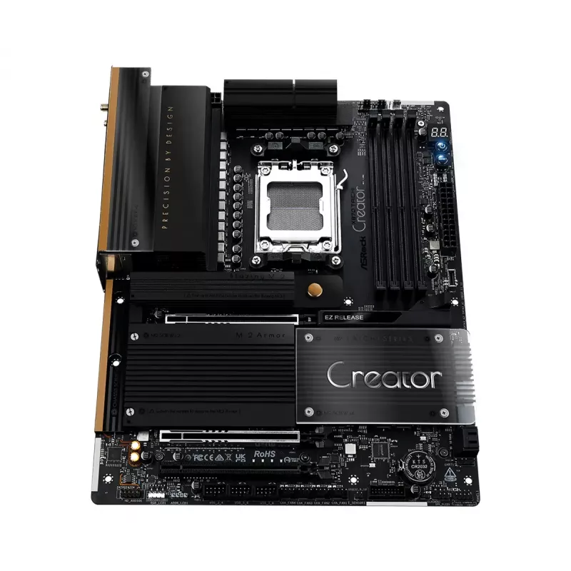 Placa base ASRock X870 Taichi Creator ATX — AMD X870, Socket AM5, DDR5, 4 DIMM, 256 GB, 10Gb Ethernet, Wi‑Fi 7