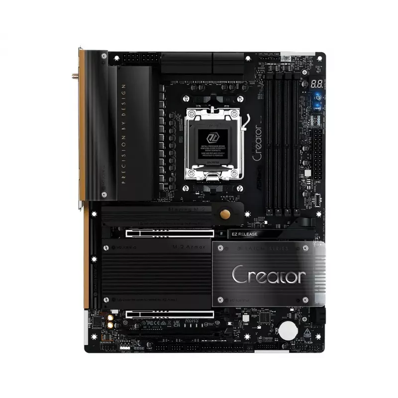Placa base ASRock X870 Taichi Creator ATX — AMD X870, Socket AM5, DDR5, 4 DIMM, 256 GB, 10Gb Ethernet, Wi‑Fi 7