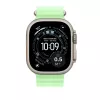 Correa Apple Acabado de titanio natural MGCG4ZM/A Verde Fluoroelastómero 49 mm