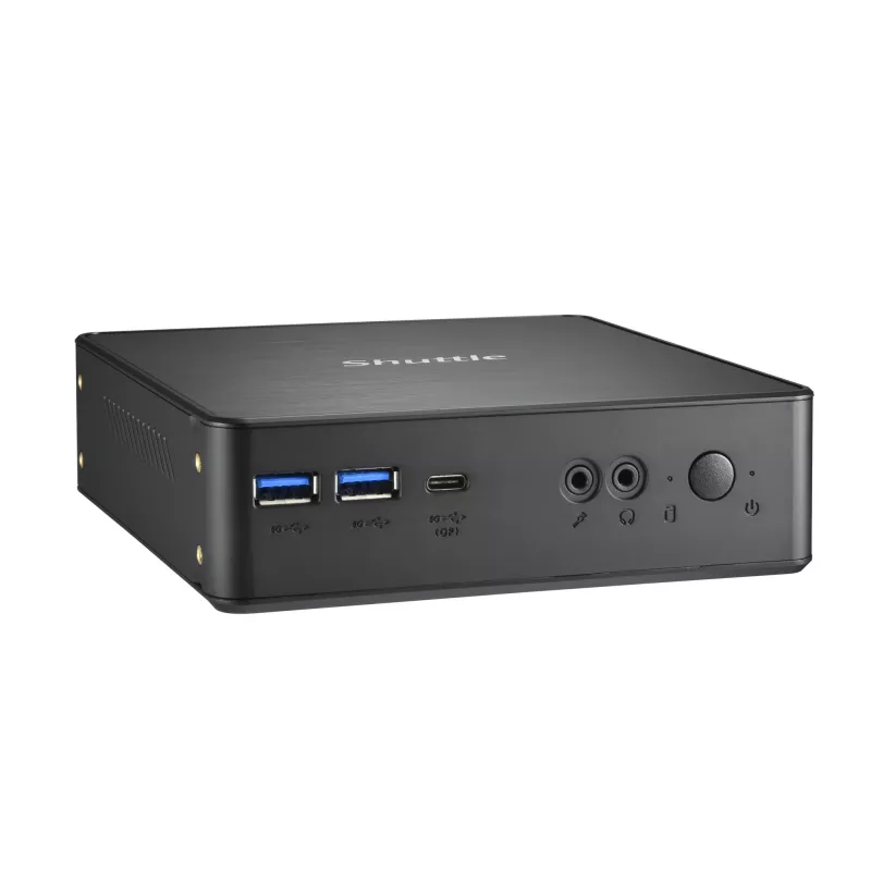 Shuttle Nano PC NC4010BAV2, Intel Celeron 7305, 8GB DDR4, 128GB M.2, 1x HDMI, 1x DP, 7x USB, 1x LAN, incl. VESA y soporte