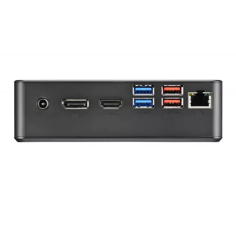 Shuttle Nano PC NC4010BAV2, Intel Celeron 7305, 8GB DDR4, 128GB M.2, 1x HDMI, 1x DP, 7x USB, 1x LAN, incl. VESA y soporte