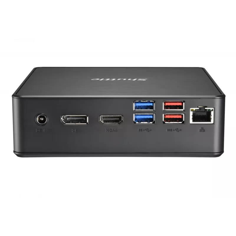 Shuttle Nano PC NC4010BAV2, Intel Celeron 7305, 8GB DDR4, 128GB M.2, 1x HDMI, 1x DP, 7x USB, 1x LAN, incl. VESA y soporte