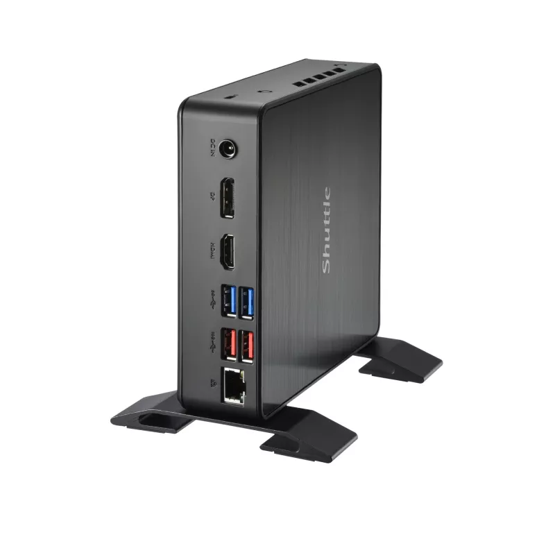 Shuttle Nano PC NC4010BAV2, Intel Celeron 7305, 8GB DDR4, 128GB M.2, 1x HDMI, 1x DP, 7x USB, 1x LAN, incl. VESA y soporte