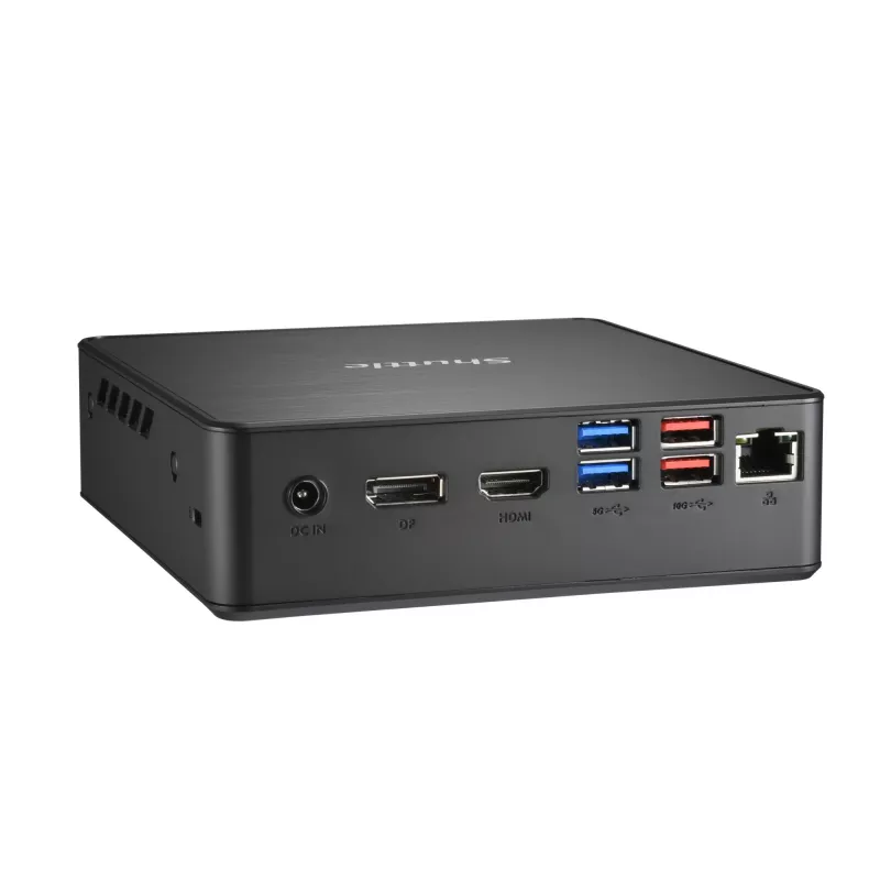 Shuttle Nano PC NC4010BAV2, Intel Celeron 7305, 8GB DDR4, 128GB M.2, 1x HDMI, 1x DP, 7x USB, 1x LAN, incl. VESA y soporte