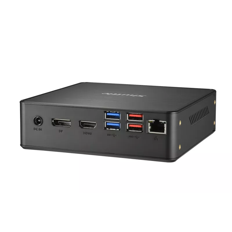 Shuttle Nano PC NC4010BAV2, Intel Celeron 7305, 8GB DDR4, 128GB M.2, 1x HDMI, 1x DP, 7x USB, 1x LAN, incl. VESA y soporte