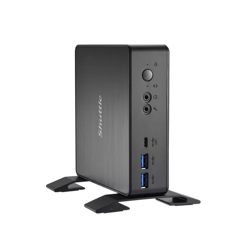 Shuttle Nano PC NC4010BAV2, Intel Celeron 7305, 8GB DDR4, 128GB M.2, 1x HDMI, 1x DP, 7x USB, 1x LAN, incl. VESA y soporte
