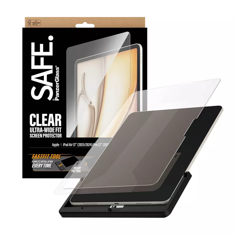 PanzerGlass SAFE. by ® protector de pantalla iPad Air 13