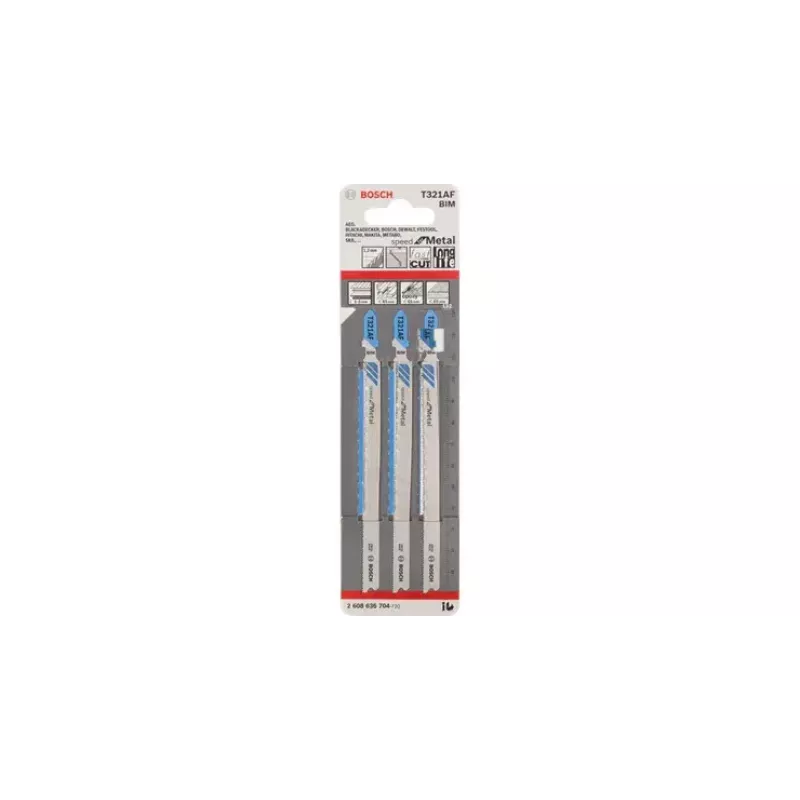 Hoja de sierra de calar Bosch T 321 AF Speed for Metal bimetal 13,2 cm