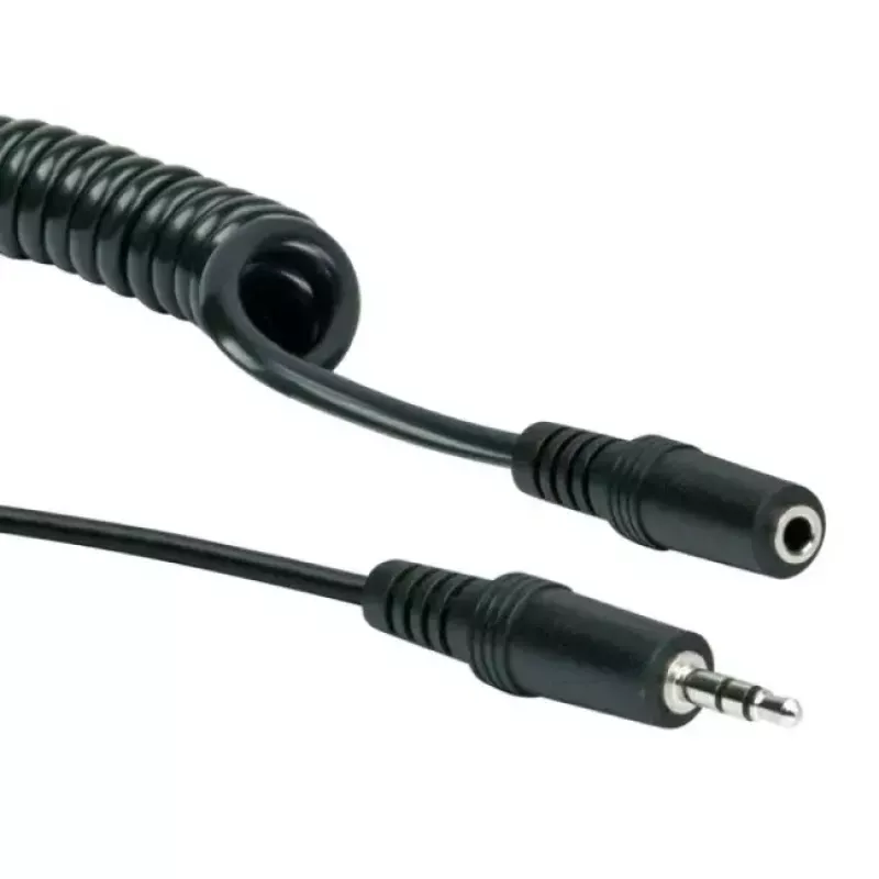 Cable de audio Schwaiger KHA4035 3 m conector hembra 3,5 mm a conector hembra negro
