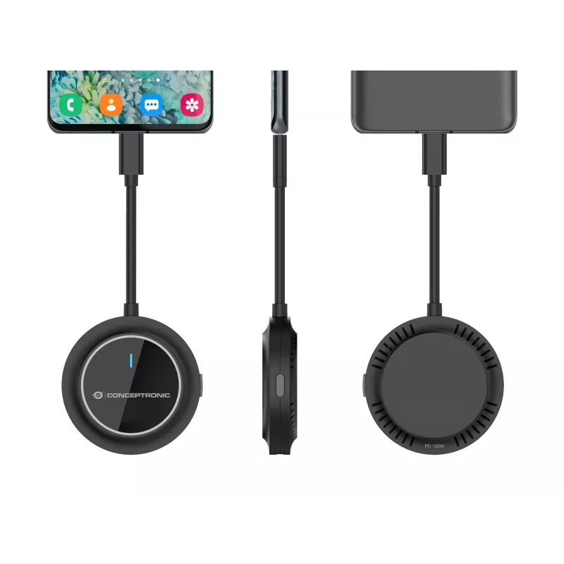 Conceptronic ATHERIC01B Kit inalámbrico USB-C a HDMI para pantalla 1080P