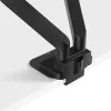 Brazo de monitor BenQ BDH01 Dual, regulable en altura, negro, compatible con VESA