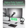 ICY BOX IB-MS702-T Soporte de monitor 144,8 cm (57 inch) Escritorio Negro