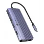 ICY BOX IB-DK4062-CPD Con cable USB 3.2 Gen 1 (3.1 Gen 1) Type-C Antracita