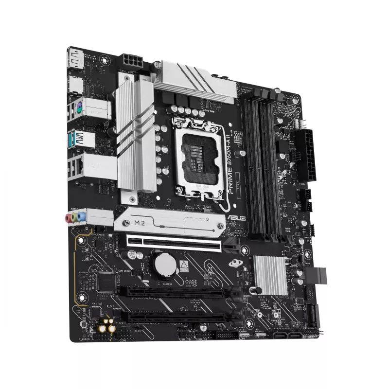Placa base ASUS PRIME B760M-A II-CSM — Intel B760, LGA1700, microATX, DDR5, hasta 256 GB, M.2/PCIe 4.0/SATA III, Ethernet 2,5 Gb