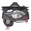 Bolso de mano/bandolera para trolley TROIKA BBG67/GY — Poliéster, Negro/Gris, 200×50×175 mm, cremallera