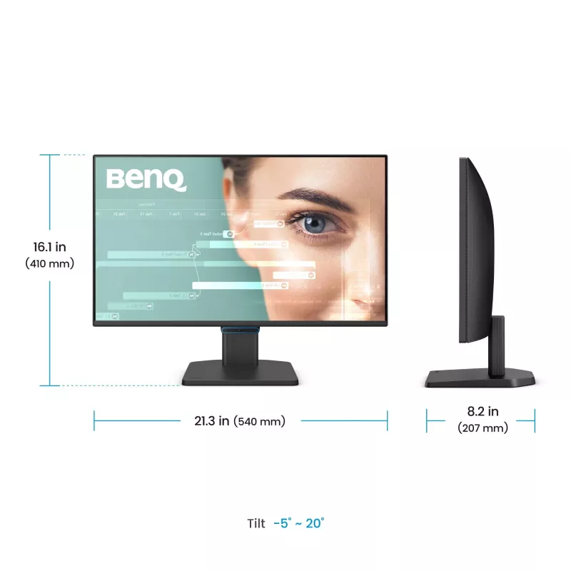 Monitor de ordenador BenQ GW2490C 60,5 cm (23,8 pulgadas) Full HD 1920×1080 5 ms 178° VESA Negro con altavoces