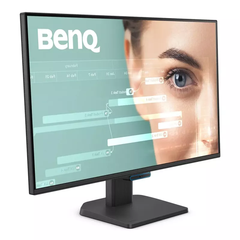 Monitor BenQ 27 pulgadas 1080p FHD Eye-Care — 27 pulgadas (68,6 cm), 1920×1080, 5 ms, IPS/LCD, mate, 16:9, 178°/178°, altavoces integrados, VESA, Negro