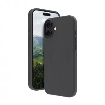 dbramante1928 Greenland Pro MS - iPhone 16 Plus - Funda robusta Night negra