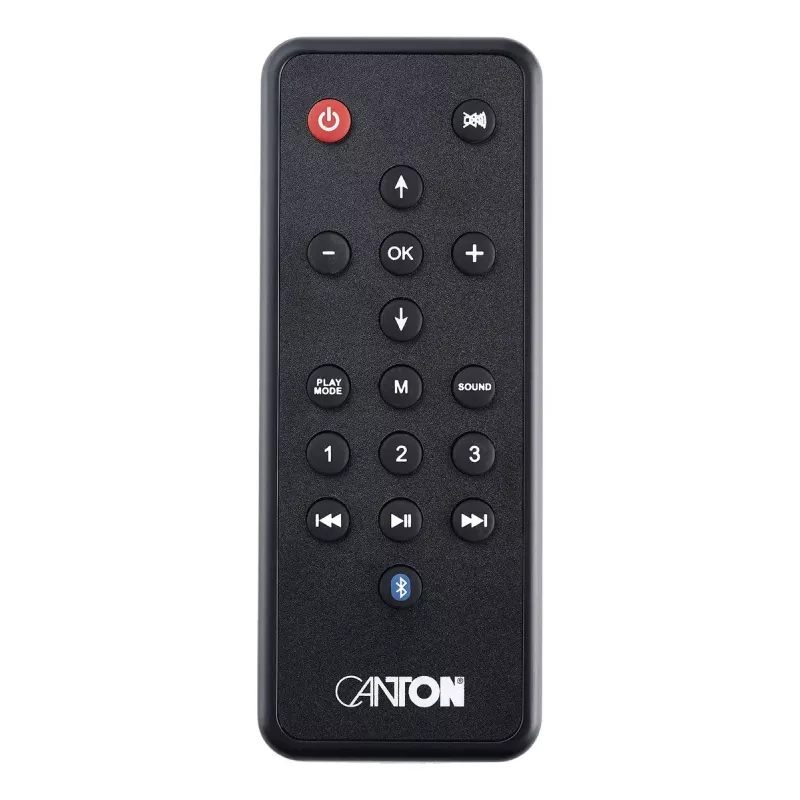 Barra de sonido CANTON Sound M negra 2.1 canales 300 W, DTS/Dolby, indicador LED, con cable e inalámbrica