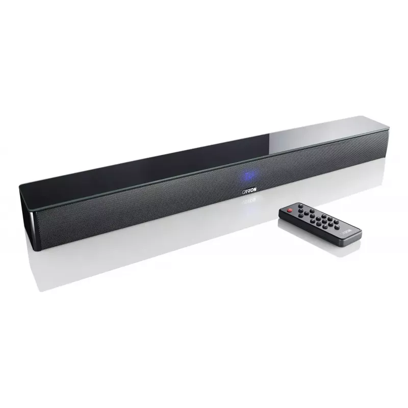 Barra de sonido CANTON Sound M negra 2.1 canales 300 W, DTS/Dolby, indicador LED, con cable e inalámbrica