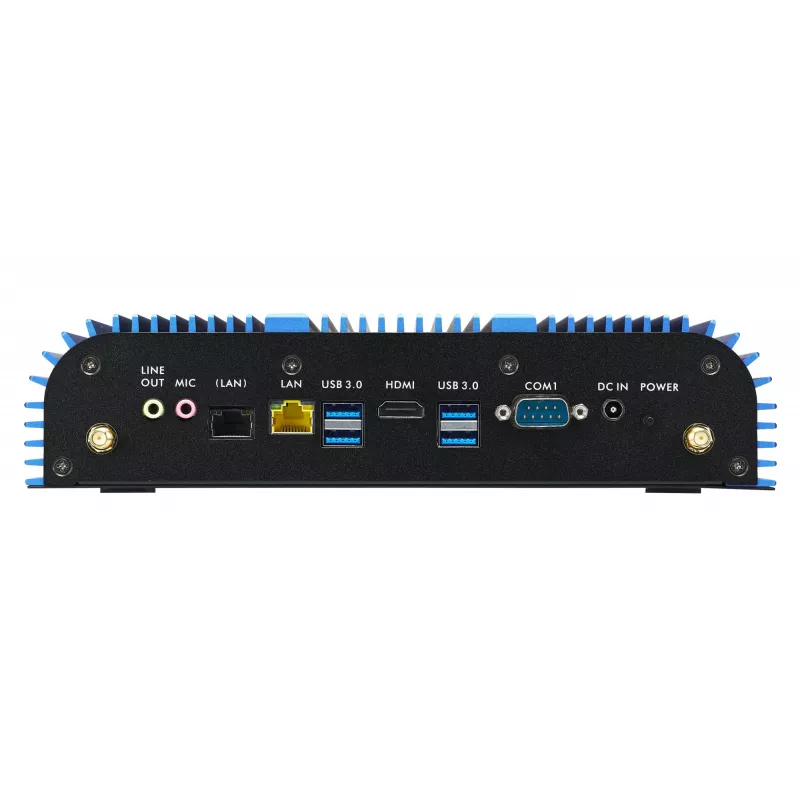 Shuttle BPCAL02-i5 PC industrial tipo caja, Core i5-1235U, 2x SO-DIMM, 2x LAN, 1x COM, 1x HDMI, 4x USB, sin ventilador, funcionamiento continuo 24/7