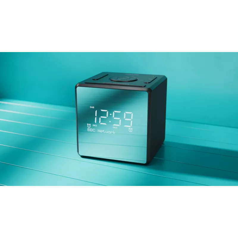 Despertador digital Philips TAR4600/10 negro LCD CA/pila