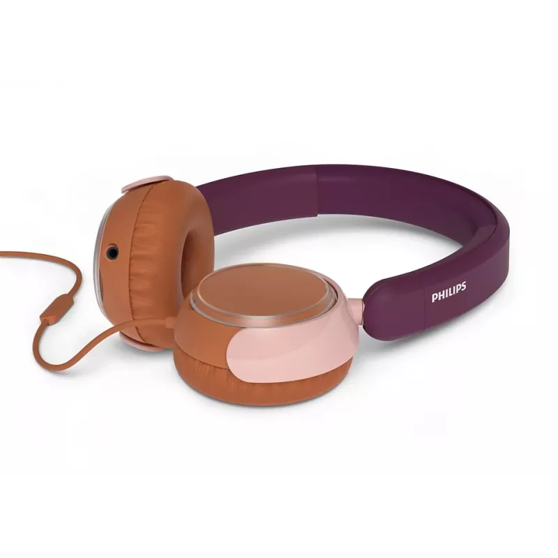 Philips serie 2000 TAK2000MP/00 auriculares/headset con cable diadema llamadas/música USB Type-C naranja, lila, rosa