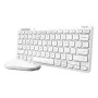Conjunto de teclado y ratón TRUST Lyra Mini inalámbrico QWERTZ (RF + Bluetooth) blanco, distribución alemana