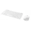 Conjunto de teclado y ratón TRUST Lyra Mini inalámbrico QWERTZ (RF + Bluetooth) blanco, distribución alemana