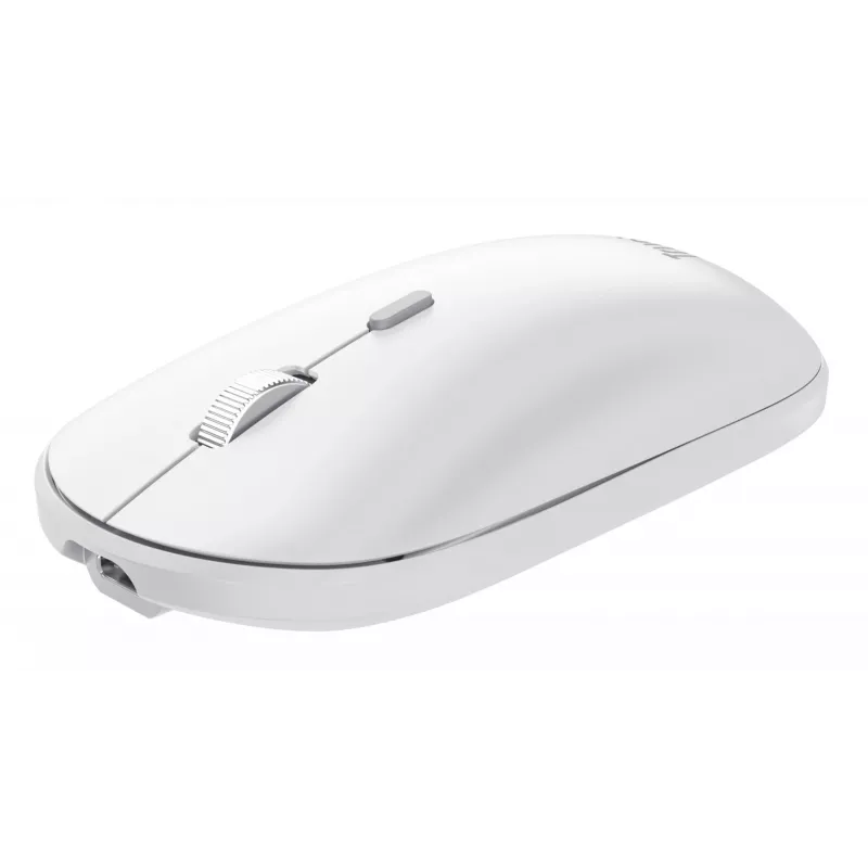 Conjunto de teclado y ratón TRUST Lyra Mini inalámbrico QWERTZ (RF + Bluetooth) blanco, distribución alemana