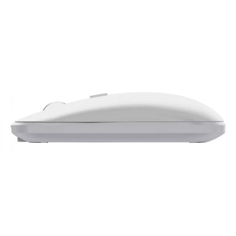 Conjunto de teclado y ratón TRUST Lyra Mini inalámbrico QWERTZ (RF + Bluetooth) blanco, distribución alemana