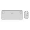 Conjunto de teclado y ratón TRUST Lyra Mini inalámbrico QWERTZ (RF + Bluetooth) blanco, distribución alemana