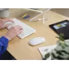 Conjunto de teclado y ratón TRUST Lyra Mini inalámbrico QWERTZ (RF + Bluetooth) blanco, distribución alemana